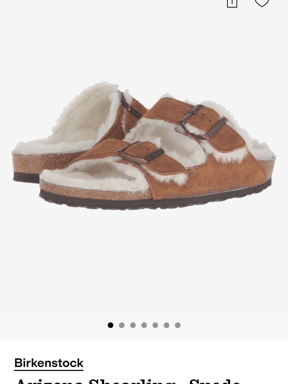 Birkenstock Arizona Shearling Sandals